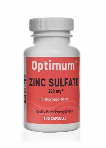 Zinc Sulfate 220 mg 100 Count Capsules | Dietary Supplement INTERNATIONAL SHIPPI
