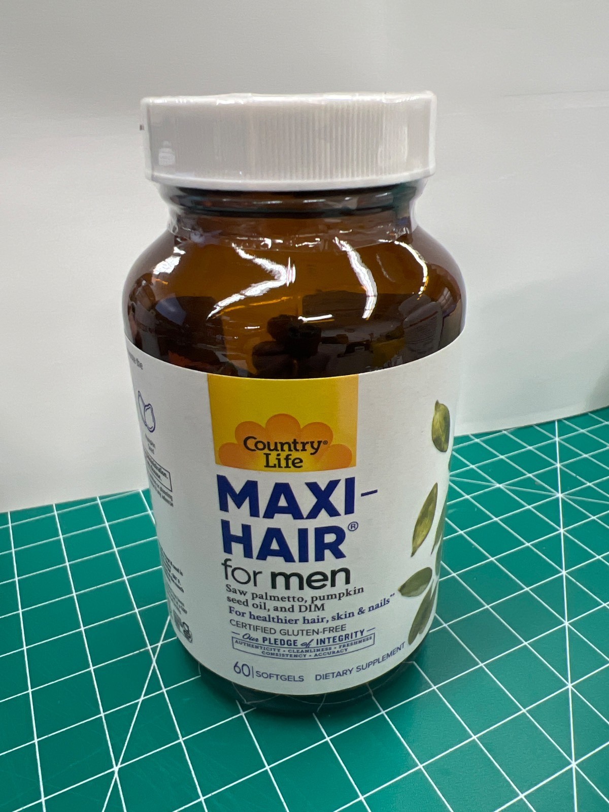 Country Life, Maxi-Hair for Men, 60 Softgels (01/2028)