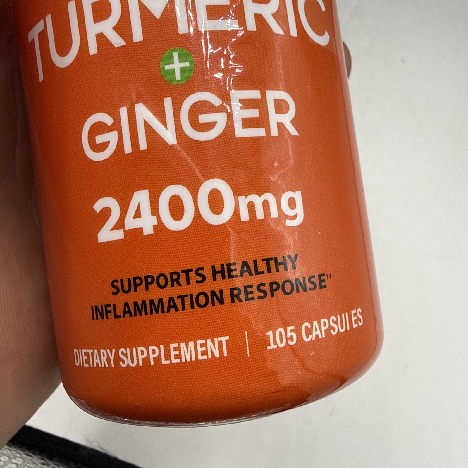 2 Turmeric Curcumin with Black Pepper & Ginger, 2400mg Joint Support, 210 Count