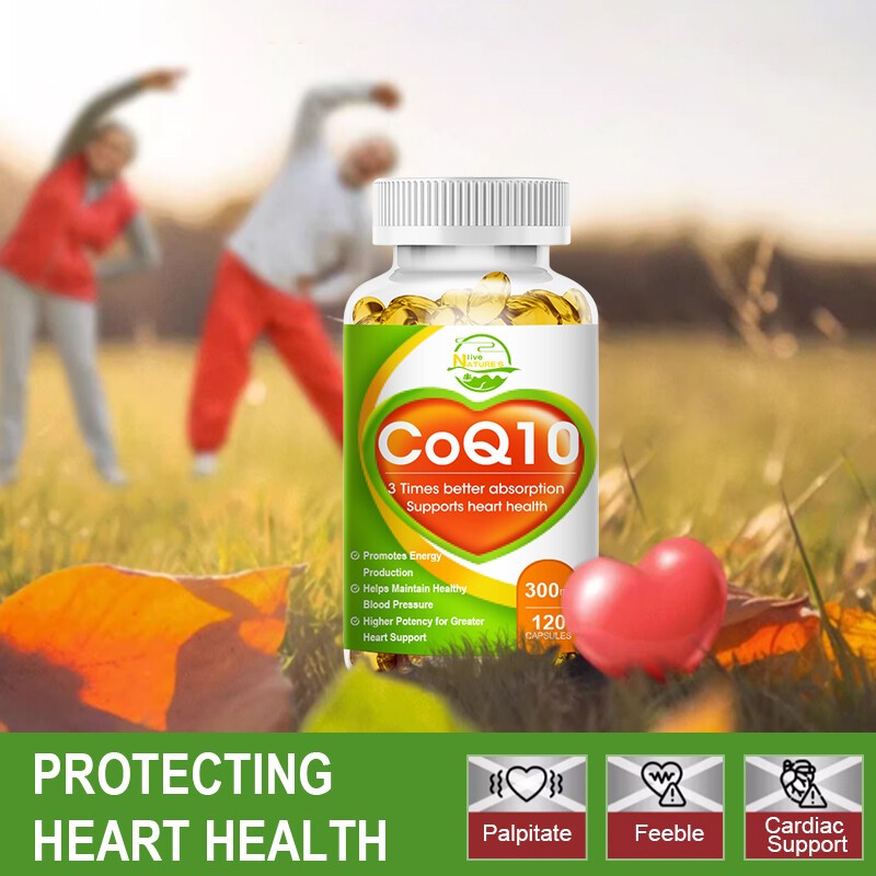 1-4 Packs CoQ 10 Coenzyme Q10 Softgel 300mg Cardiovascular Heart Health Capsules