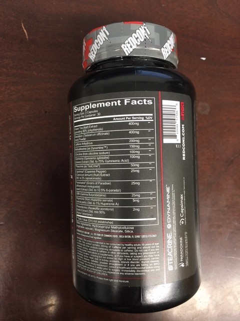 Redcon 1 C-Burn Extreme Fat Burner Weight Loss 90 Caps EXP 02/2027 Sealed