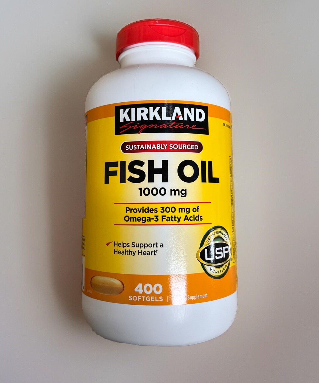 Kirkland Signature Fish Oil 1000mg 400 Count