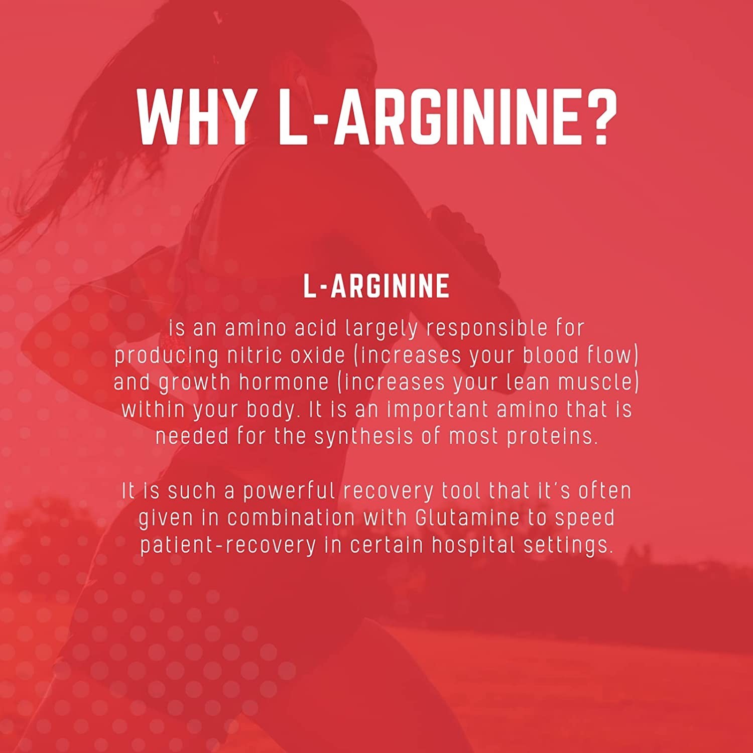 Purus Labs L-Arginine – Endurance – Recovery – Pump & Grow – 100 Capsules
