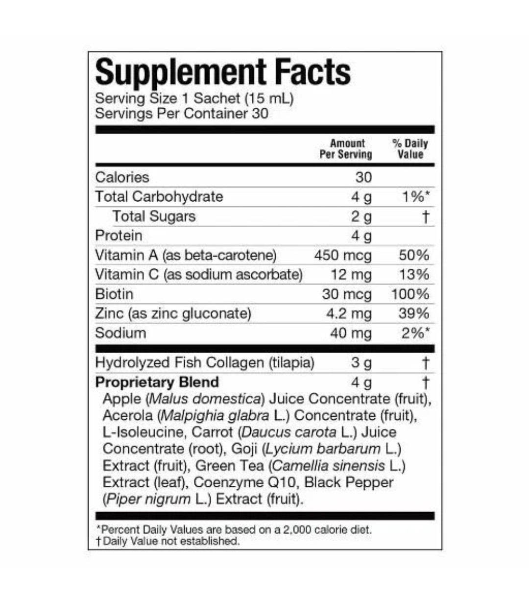 Forever Marine Collagen 5, 10, 30 sachets (0.5 fl.oz/15 ml ea.) For younger skin