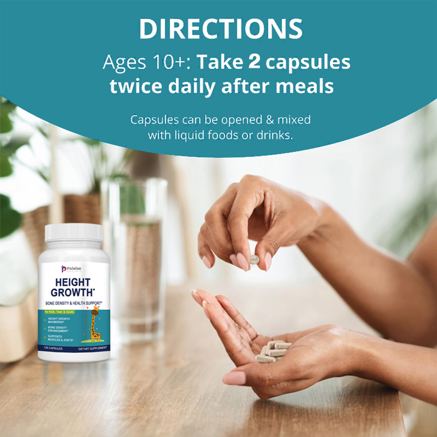 Height Growth – with Calcium and Vitamin D – Promotes Bone Growth Development