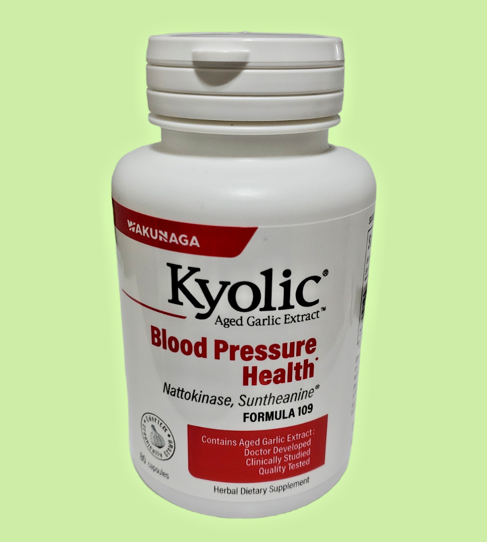 80 capsules Kyolic Blood Pressure Formula 109 Aged Garlic EXP. 01/2030