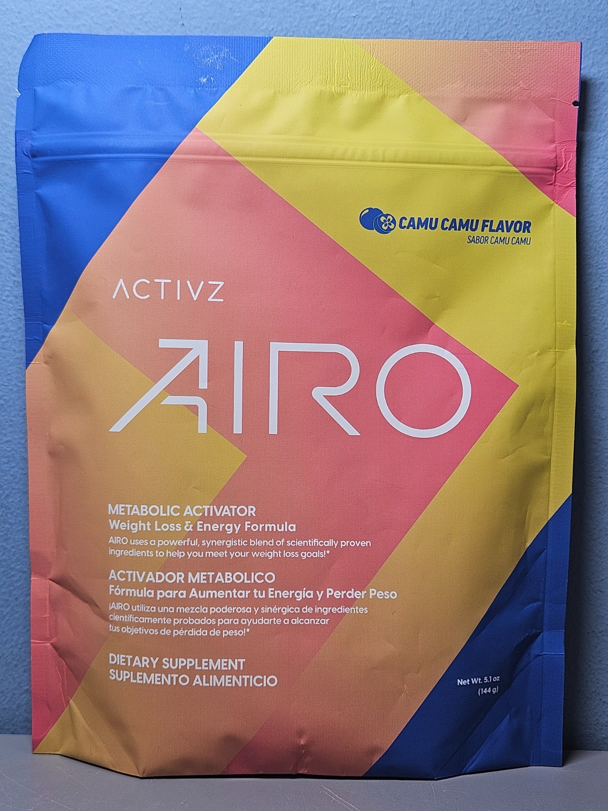 READ AD Activz AIRO Metabolic Activator Weight Loss & Energy Camu Camu! Exp 8/28