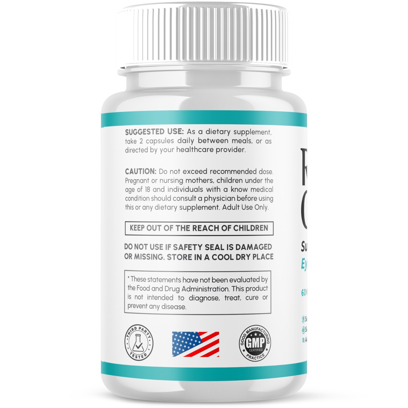 (3 Pack) Retina Clear Capsule Supplement Pills, RetinaClear Eye Wellness