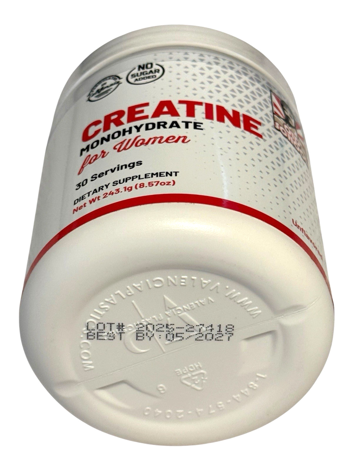 Old School Labs Creatine Monohydrate for Women – 30 Servings – 8.57oz – Ex: 5/27