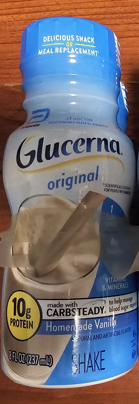 Glucerna Original Meal Replacement Shakes – Homemade Vanilla – 6 Pack (8 fl oz)