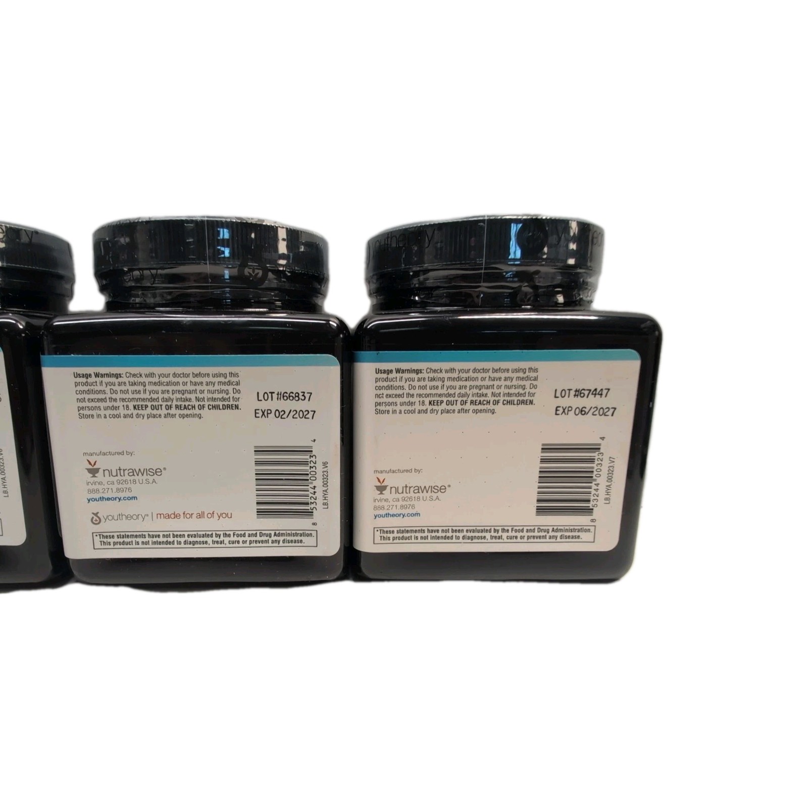 (4) Youtheory Hyaluronic Acid Advanced Formula Joint 120 Capsules Each 04/2026+