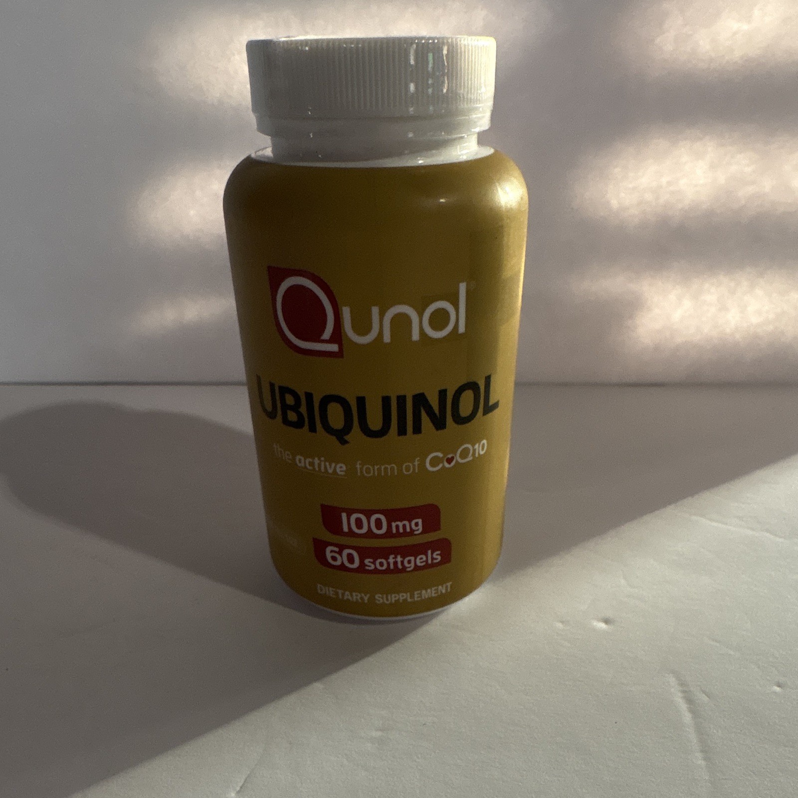 Qunol Ubiquinol CoQ10 100mg Softgels 60 Count Gluten Free Heart Health
