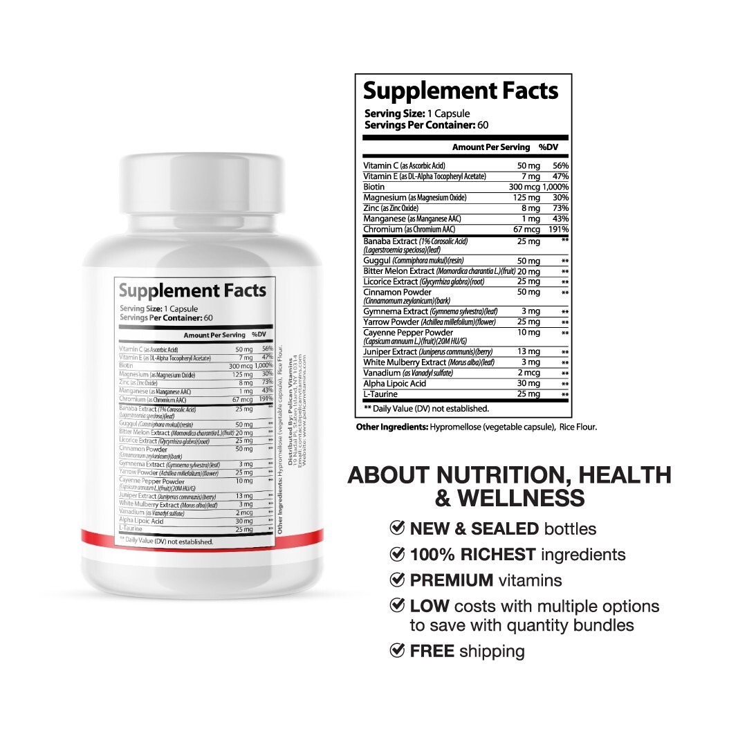 Glyco Optimizer- Blood & Heart Support- 60 Capsules