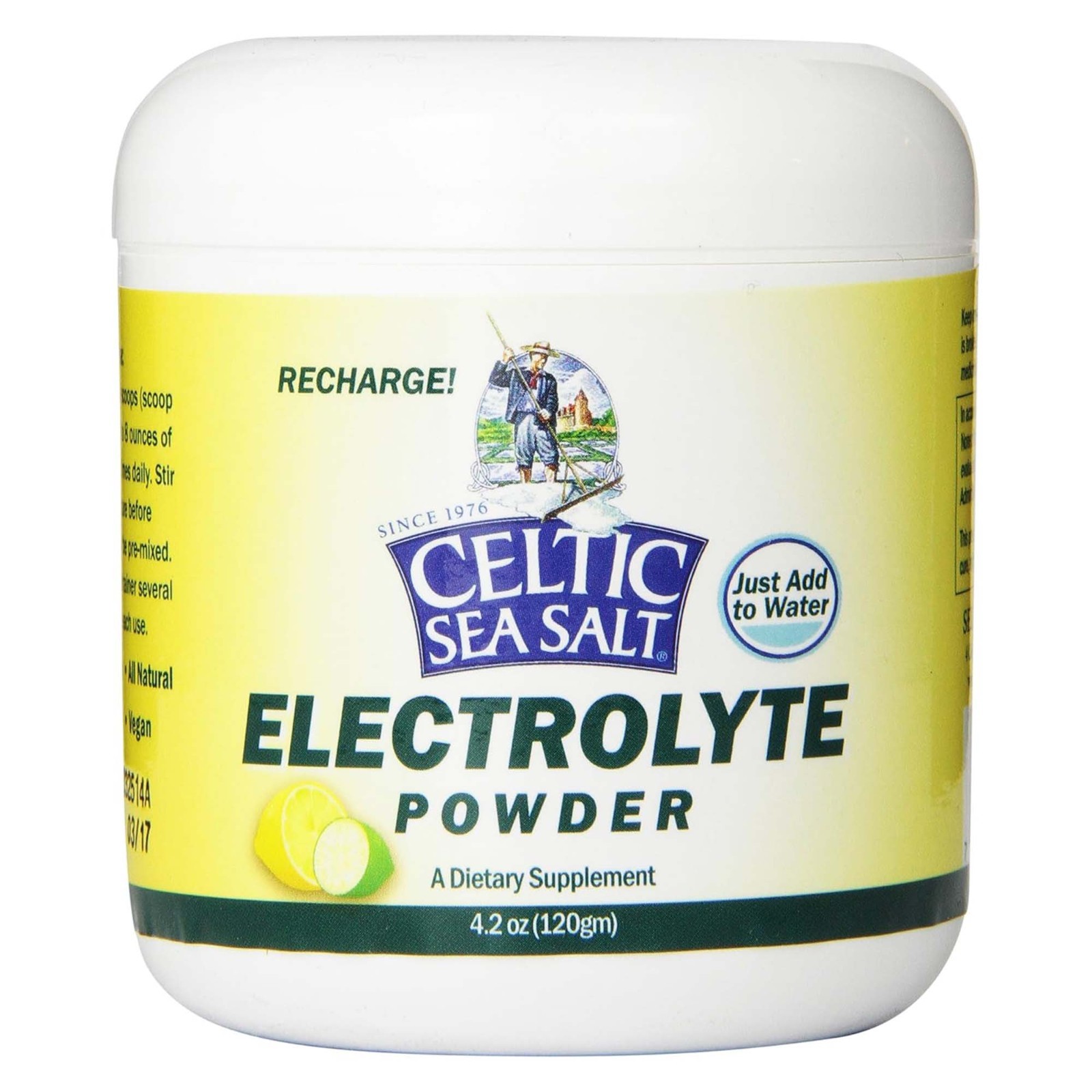 Celtic Sea Salt Electrolyte Powder Mineral Hydration Blend No Sugar Additives
