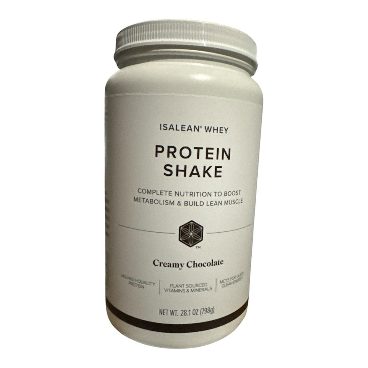 Isagenix Isalean Protein Shake Feat MCT Oil Creamy Chocolate 28.1 Oz Exp 10/27