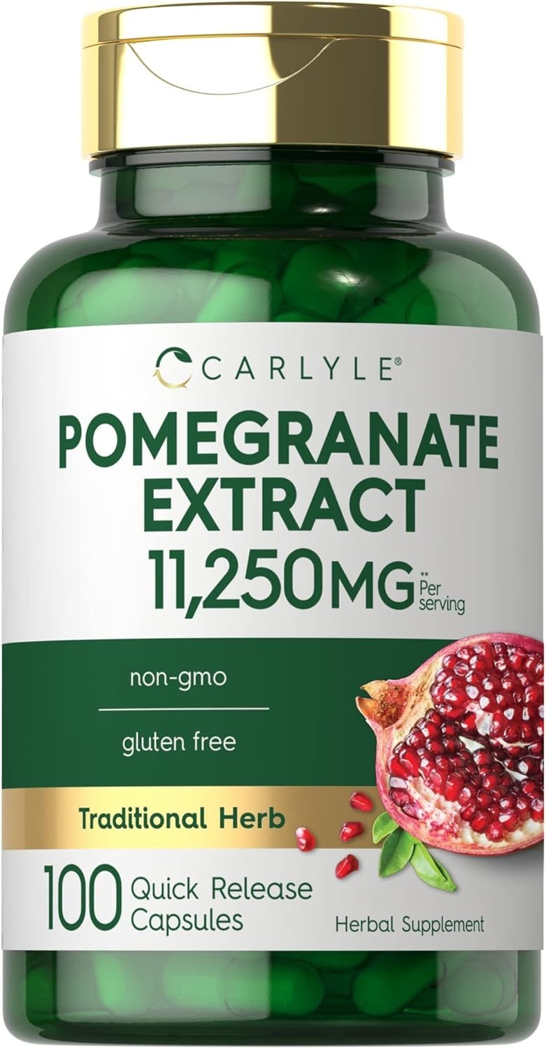 Pomegranate Extract Capsules | 11250mg | 100 Count | Non-GMO | US Stock