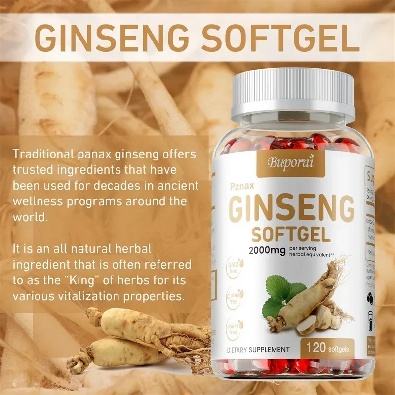 Ginseng 240pcs – Physical Performance and Energy, Memory, Antioxidant Protection
