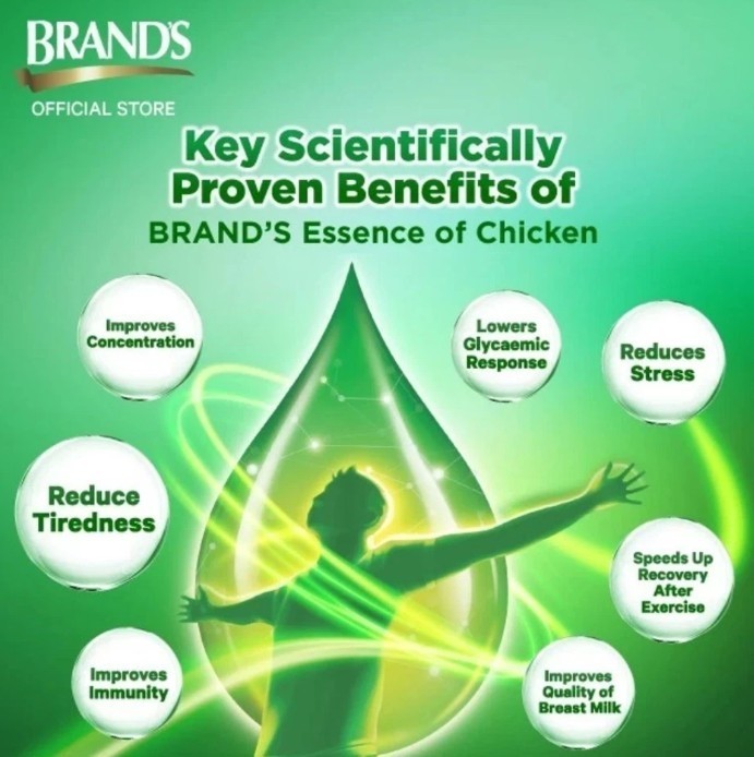 1 BOX Brand’s Essence of Chicken 70g x 30 Bottles Dietary Energy Wellness Drink