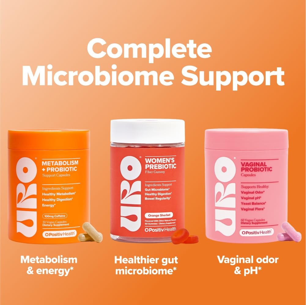 URO Metabolism + Probiotic Capsules – Metabolism, Gut Health & Sustained Ener…