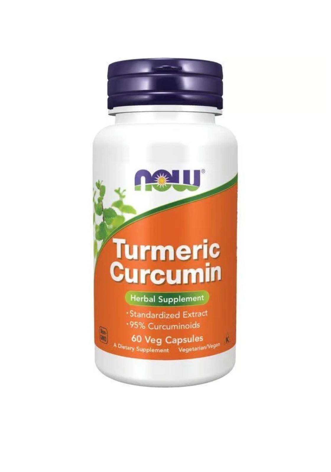 NOW Foods Turmeric Curcumin 665 mg 60 Veg Caps Exp 8/28