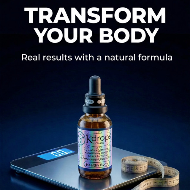 KDROPS Slimming Drops Herbal Liquid Supplement 9 Botanical Ingredients