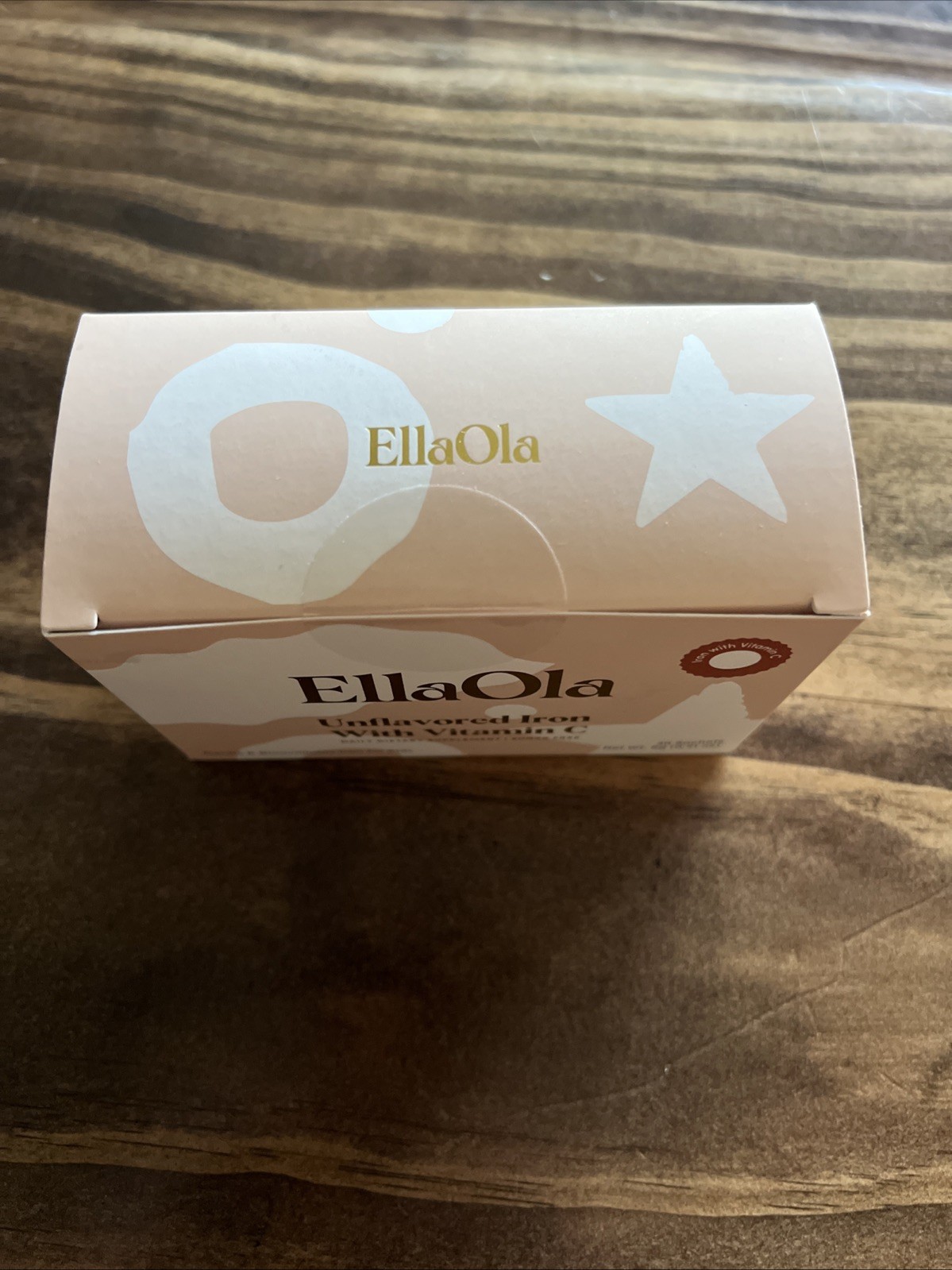 EllaOla Unflavored Iron With Vitamin C 30 Sachets NEW Sugar free For Kids