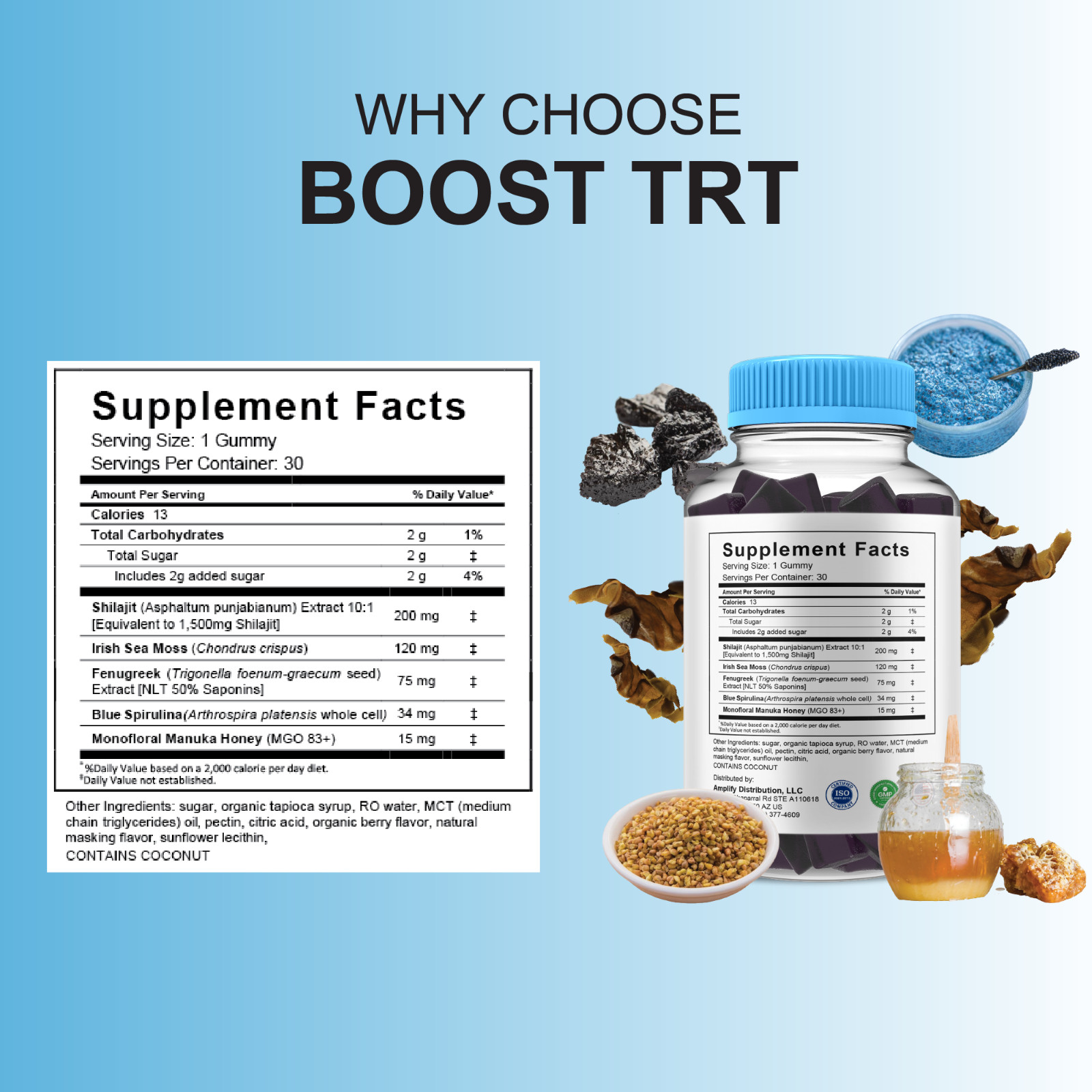 Boost TRT Gummies, Boost TRT Advanced Formula Support (1 Month Supply)