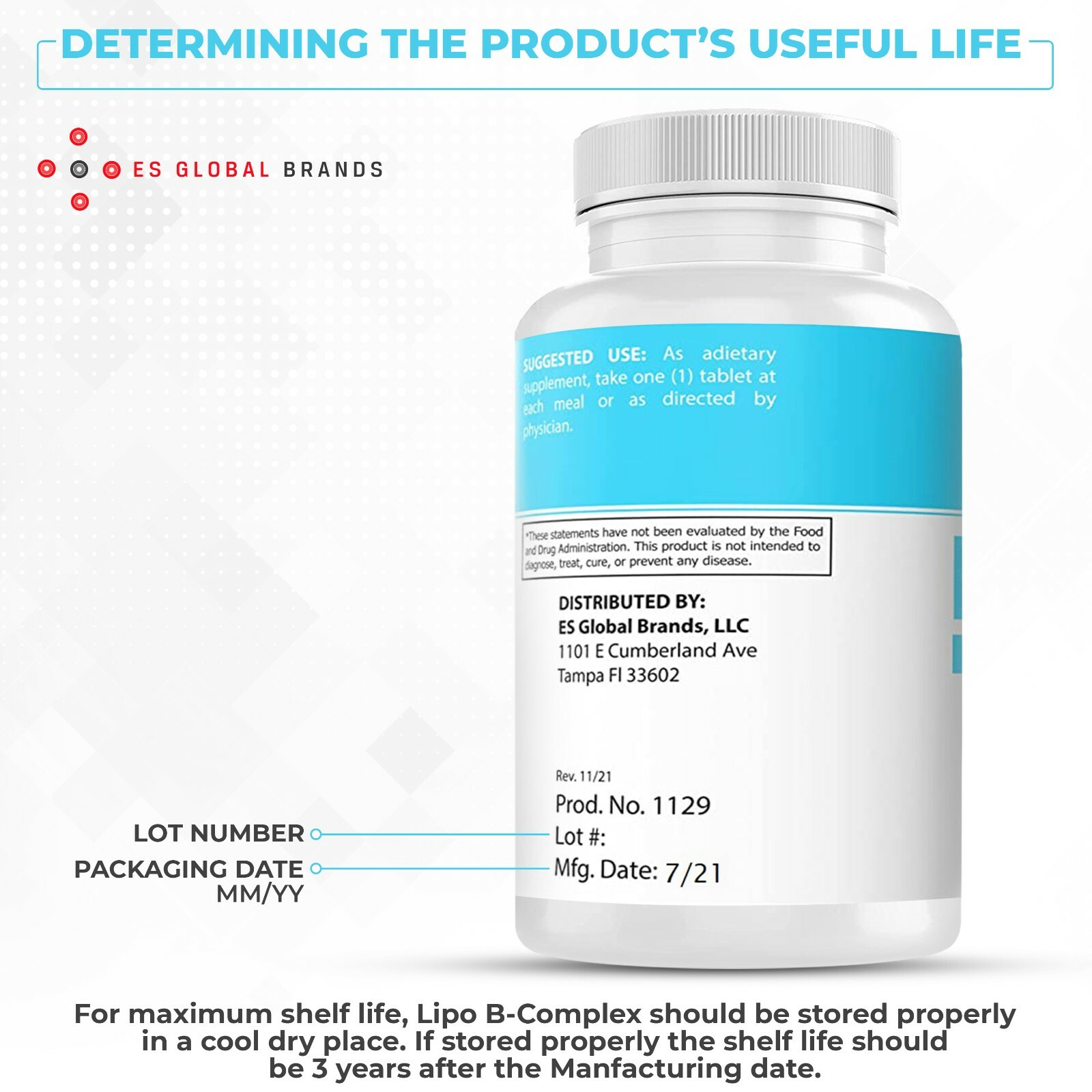 Lipo B-Complex Lipotrophic Lipo BC 120 Fat Burner Weight Loss ES Global Brands