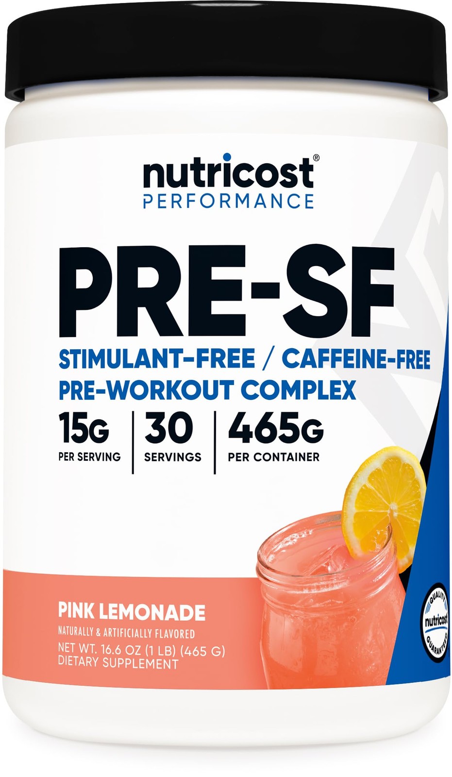Nutricost Stim-Free Pre-Workout, 30 Servings (Pink 1.04 Pound (Pack of 1)