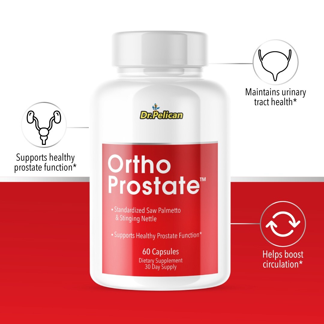 Ortho Prostate- Support Supplement for Men – Urinary & Bladder Health-4 Bottles