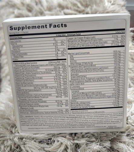 Nu Skin Pharmanex Lifepak Nano, 60 packets, Exp 12/2027 New