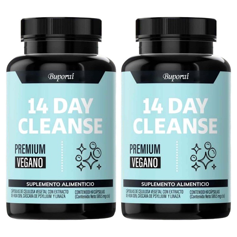 14 Day Cleanse 120pcs,Metabolism, Cleanses and Detoxifies, Boosts Energy Levels