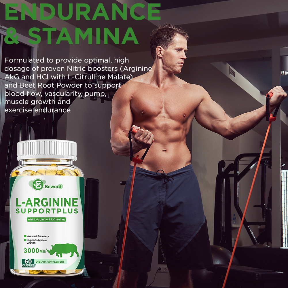 Nitric Oxide & Circulation Booster L-Arginine, L-Citrulline Extra Strengthh