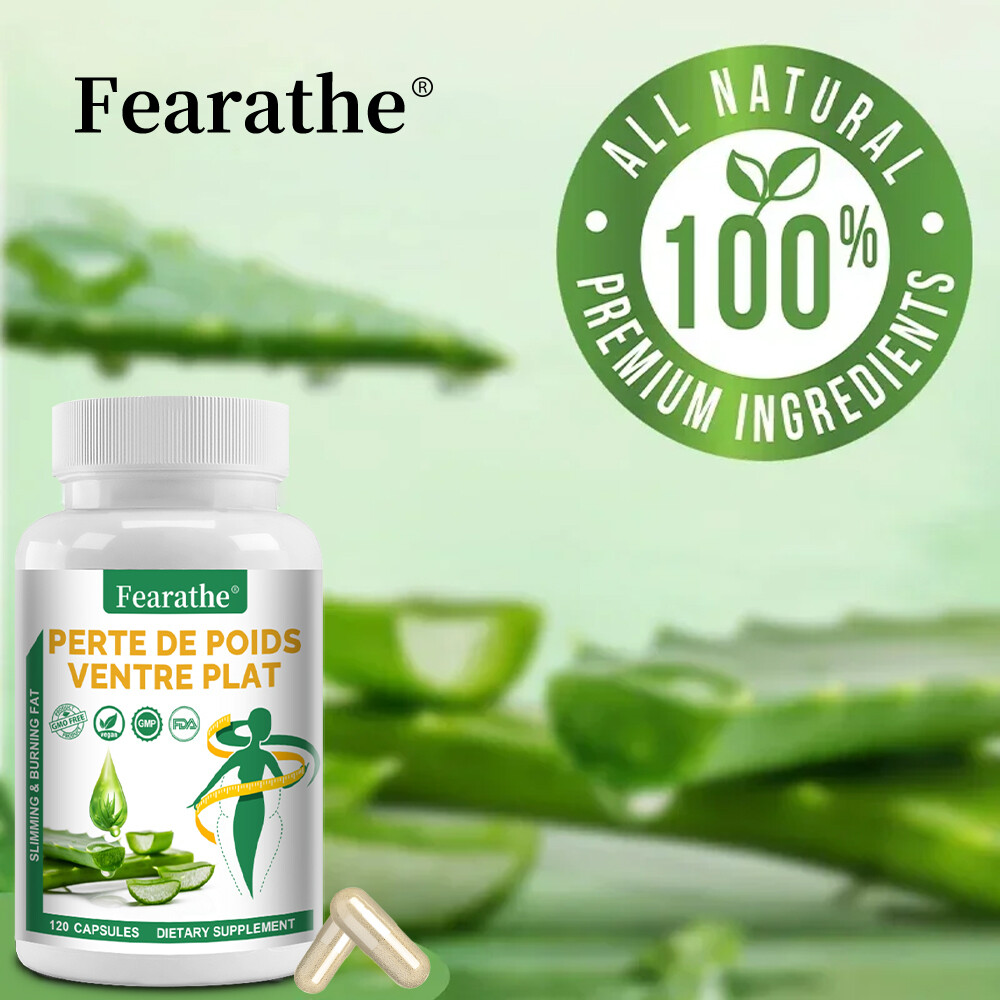 Aloe Vera Extract Capsules Detox Cleansing Weight Loss Gut Health Digestion