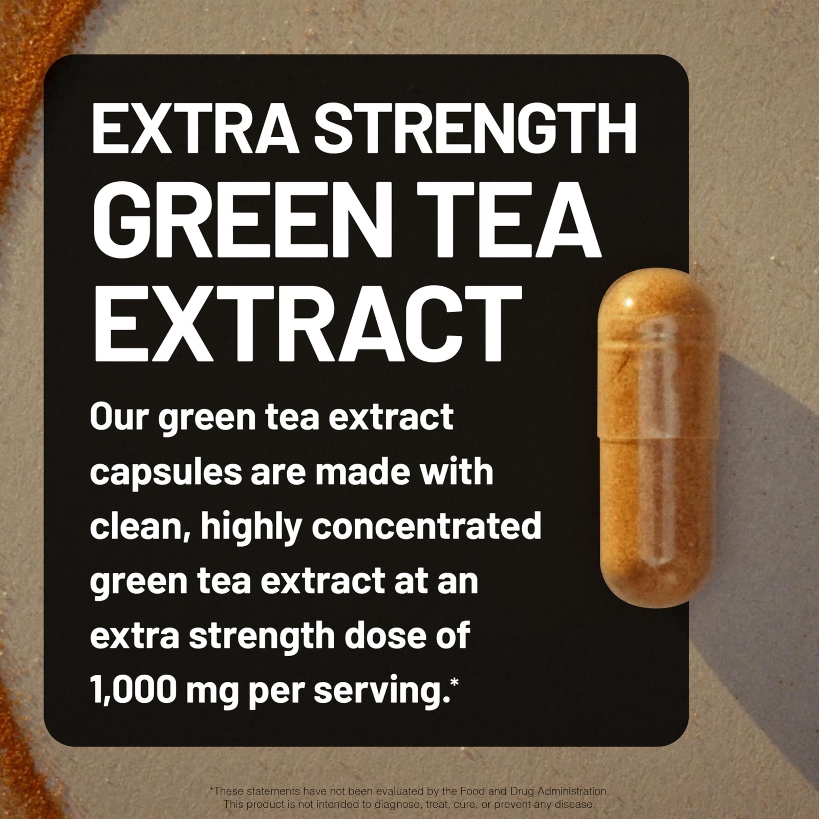Green Tea Extract Capsules 1000 mg – 50% EGCG & 98% Polyphenols – Extra Stren…