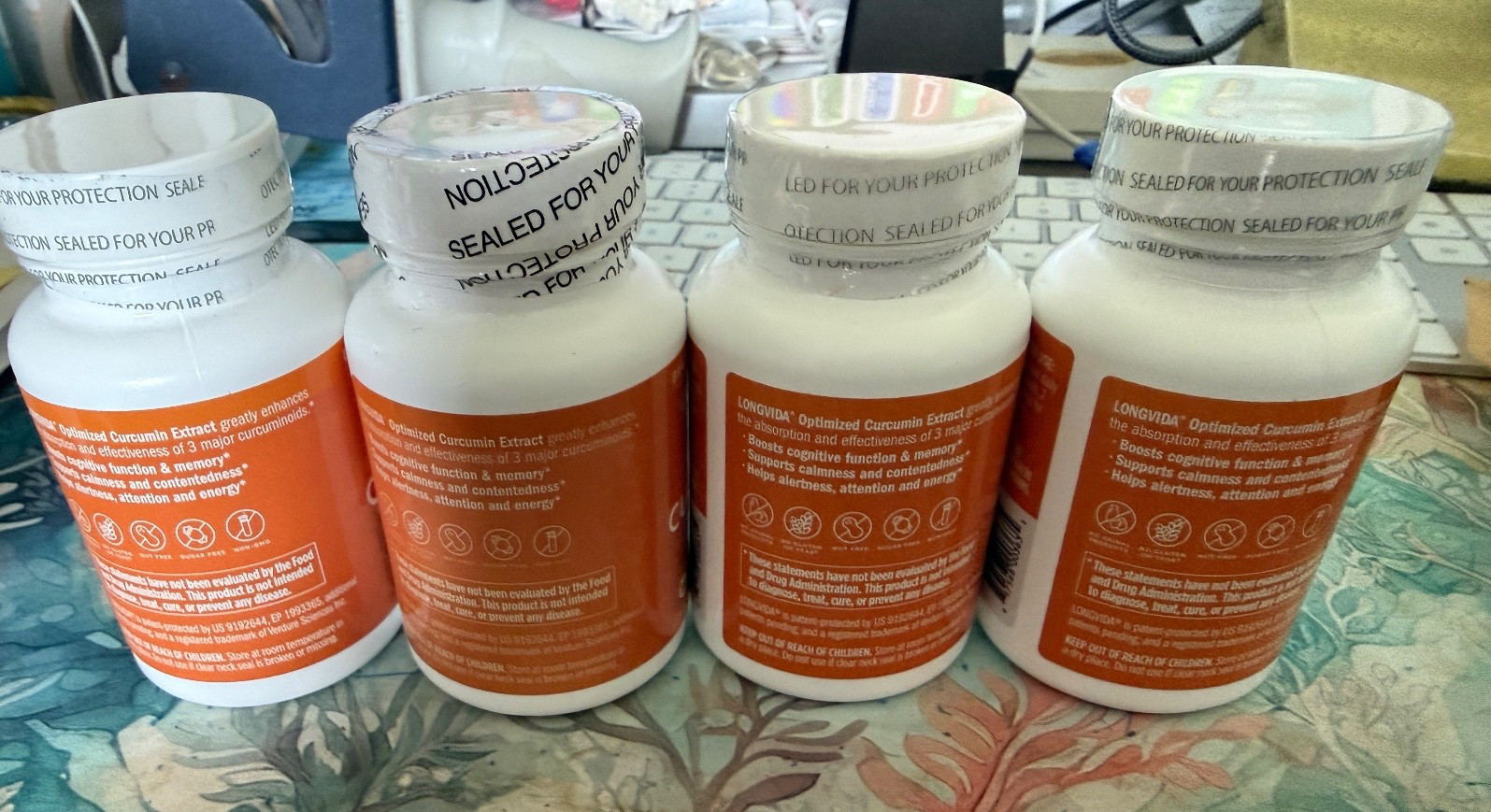 BrainMD Brain Curcumins 4 BOTTLES NEW & SEALED
