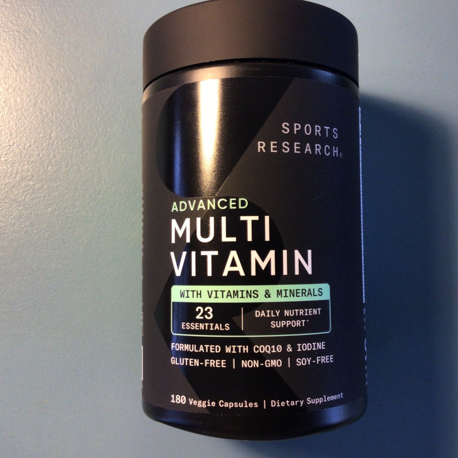 Sports Research Advanced Multi Vitamin 180 Veggie Capsules EXP 10/2027