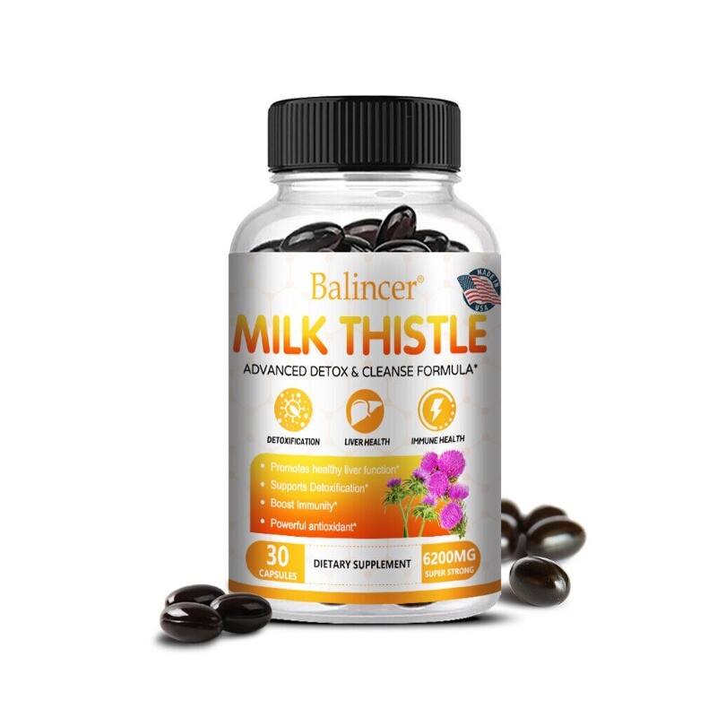 Milk Thistle 3500mg Maximum Strength, 30/60/120 Vegetarian Capsules