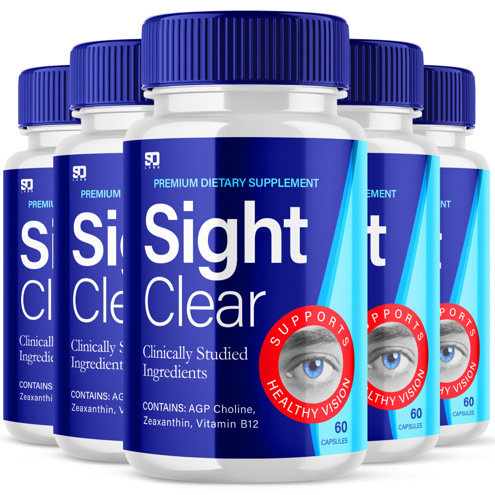 Sight Clear – Support Healthy Eye Vision for Clarity & Focus (5 Pack)