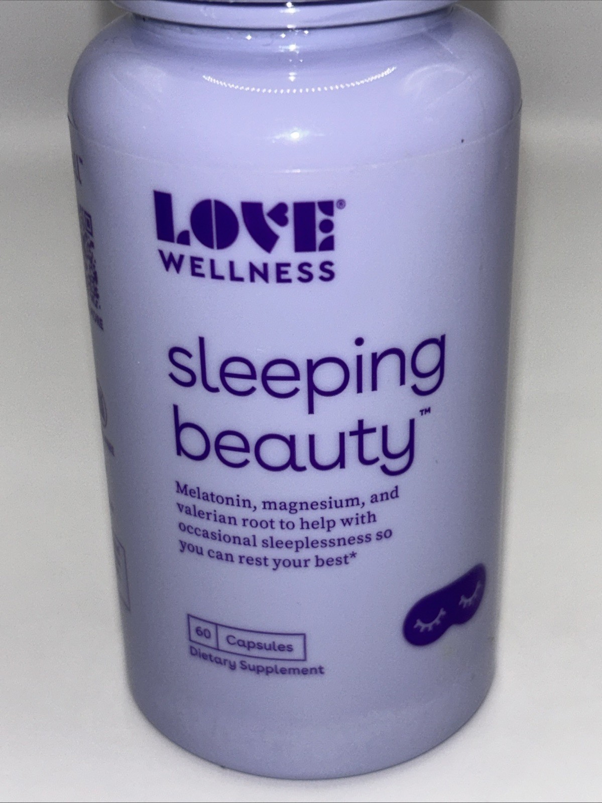 Two Bottles, Love Wellness Sleeping Beauty – 60 Capsules – Expires 09/2027