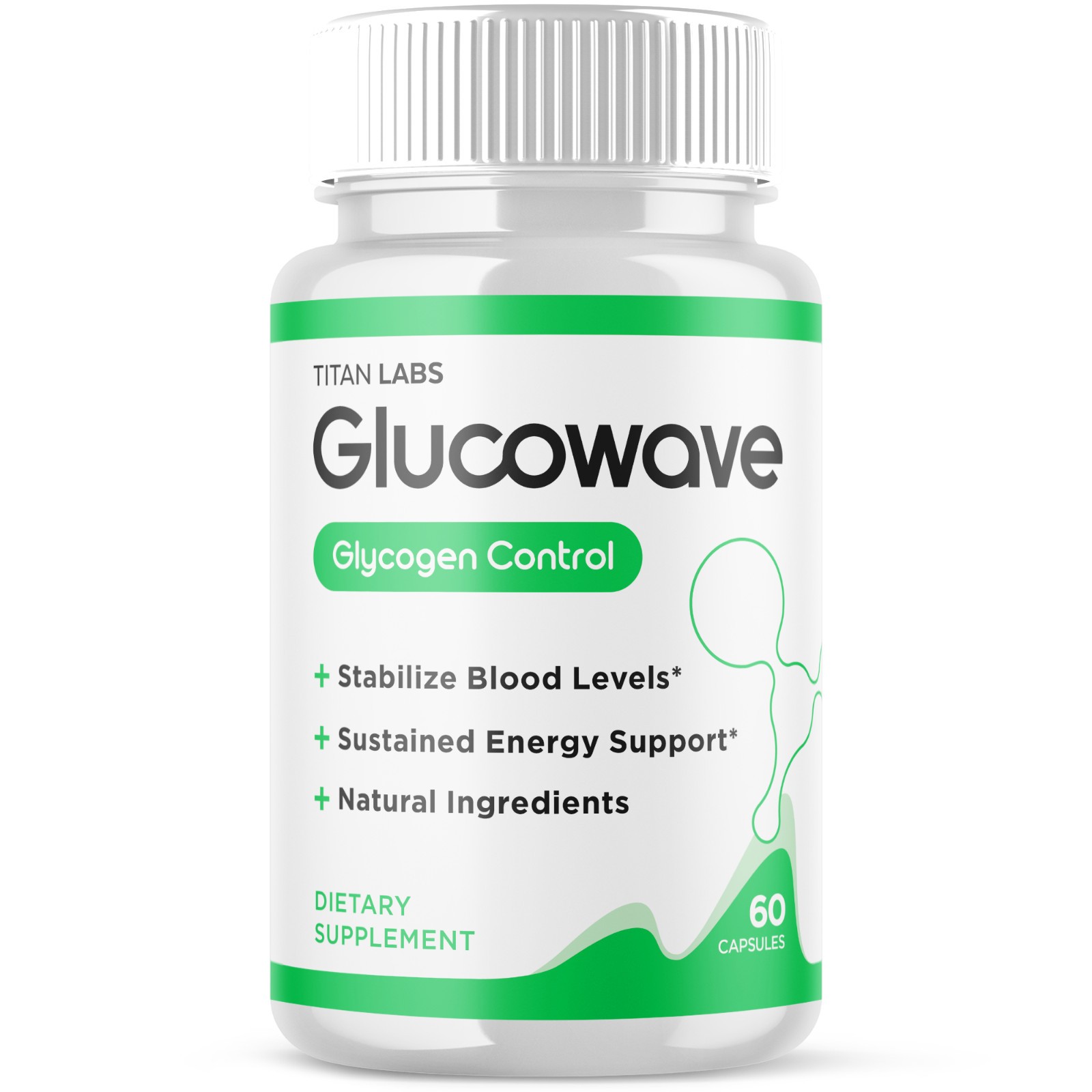1-5 Pack Gluco Wave Advanced Blood Health Support Formula Glucowave 60 Capsules