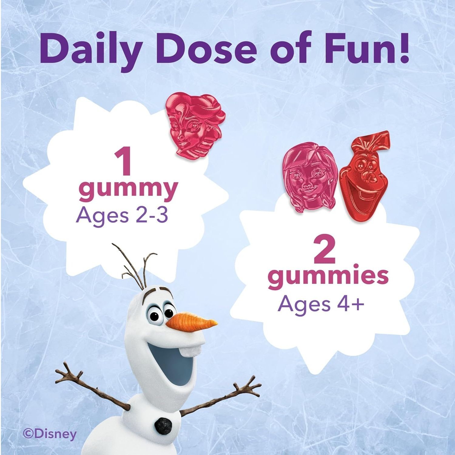 Multivitamínico para Niños de 2+ Años | 60 Gummies | Sabores Frutos del Bosque