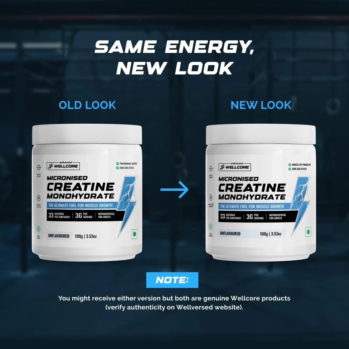 Wellcore Micronised Creatine Monohydrate Powder 100gm