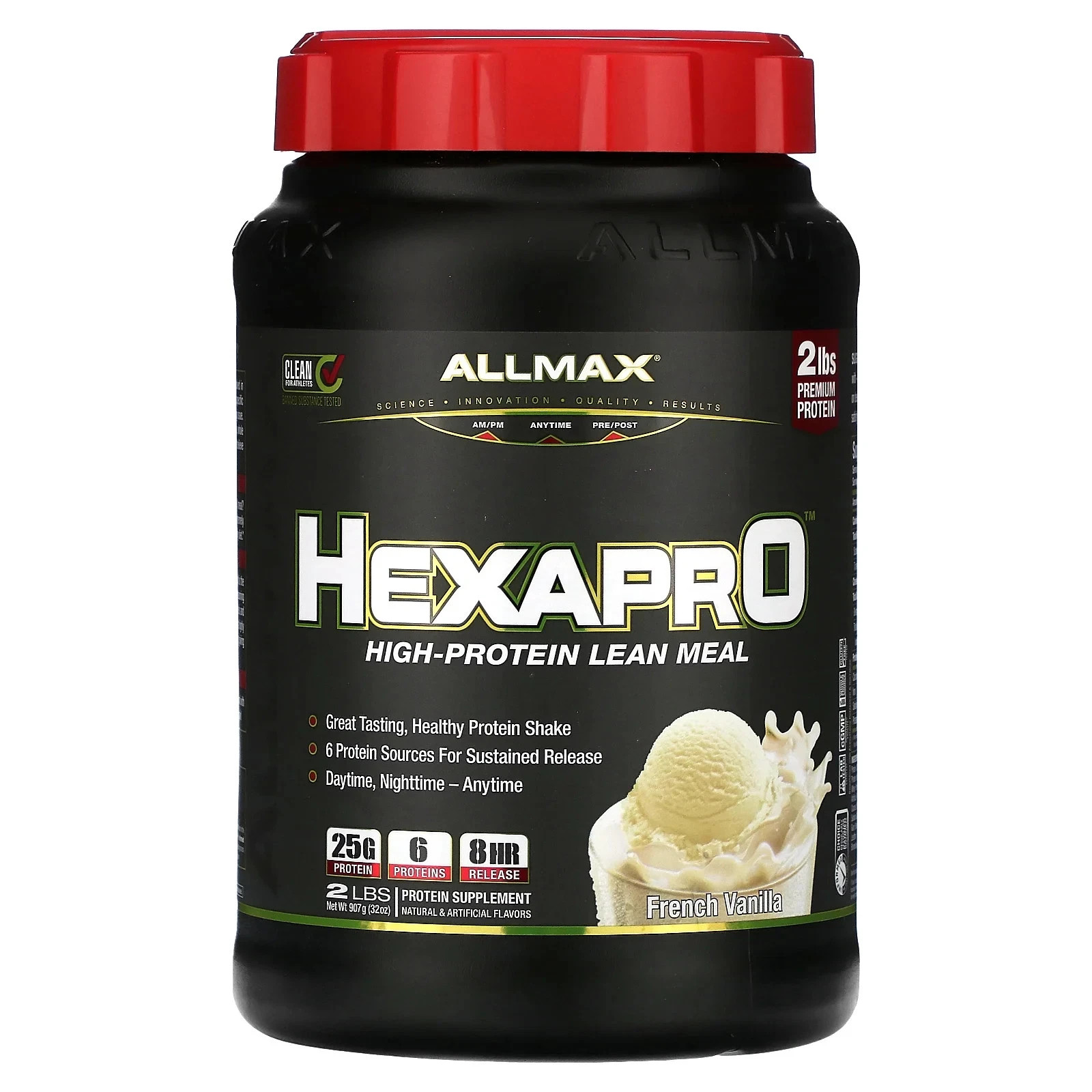 Hexapro™ High-Protein Lean Meal, French Vanilla, 2 lbs (907 g) Expires 3/27