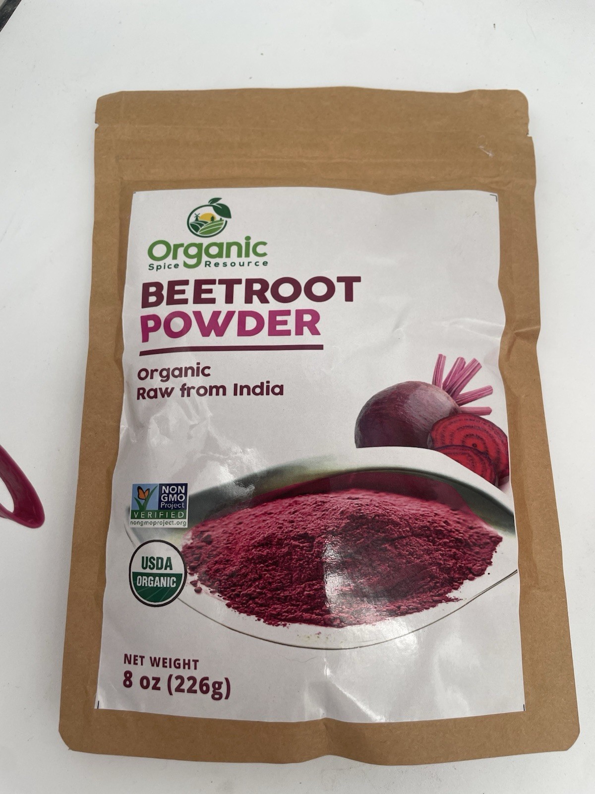 Organic Beet Root Powder (Beta vulgaris) Boost Nitric Oxide 8, Oz Premium FS&H