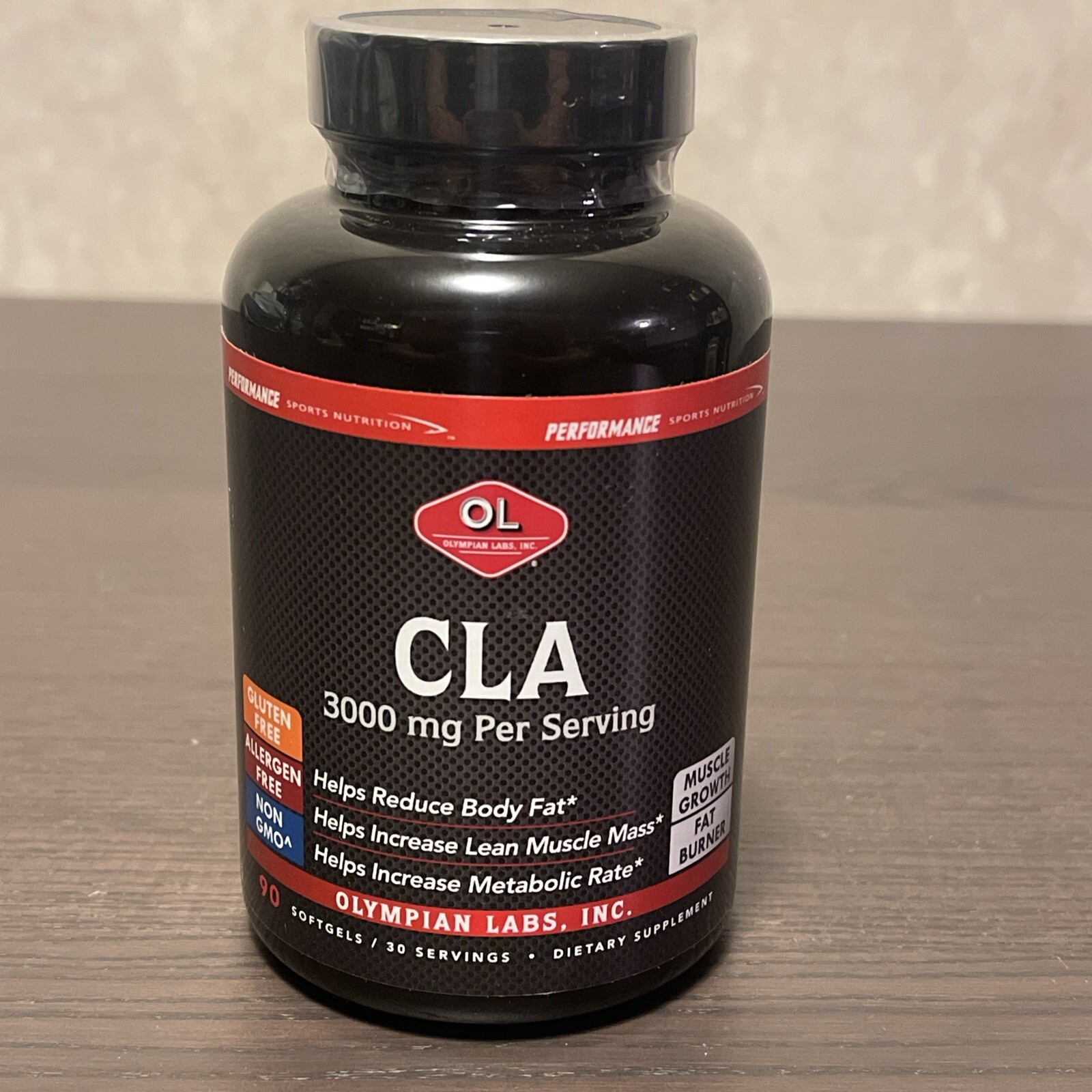 Olympian Labs Inc CLA 3000 mg 90 Softgels Exp 4/2025
