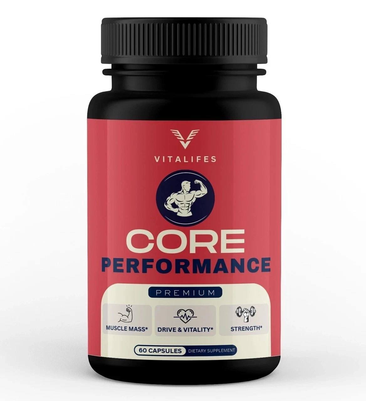 (5 Pack) Core Performance Advanced Formula Stamina Support Booster 60 Capsules