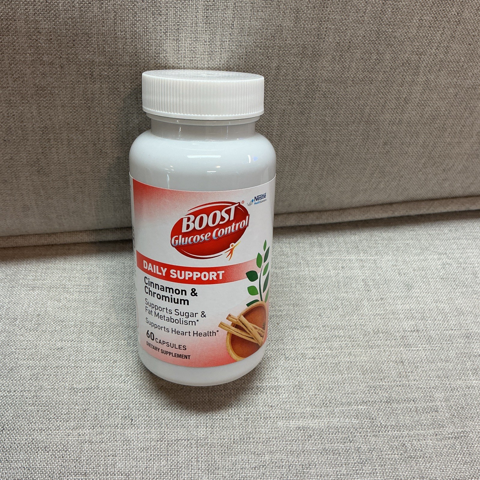 BOOST Glucose Control Daily Support 60 Capsules Cinnamon & Chromium Exp. 01/2027