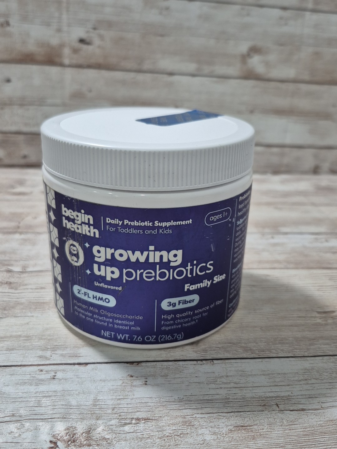 Growing Up Prebiotics, Ages 1+, Unflavored, 7.6 oz (216.7 g)
