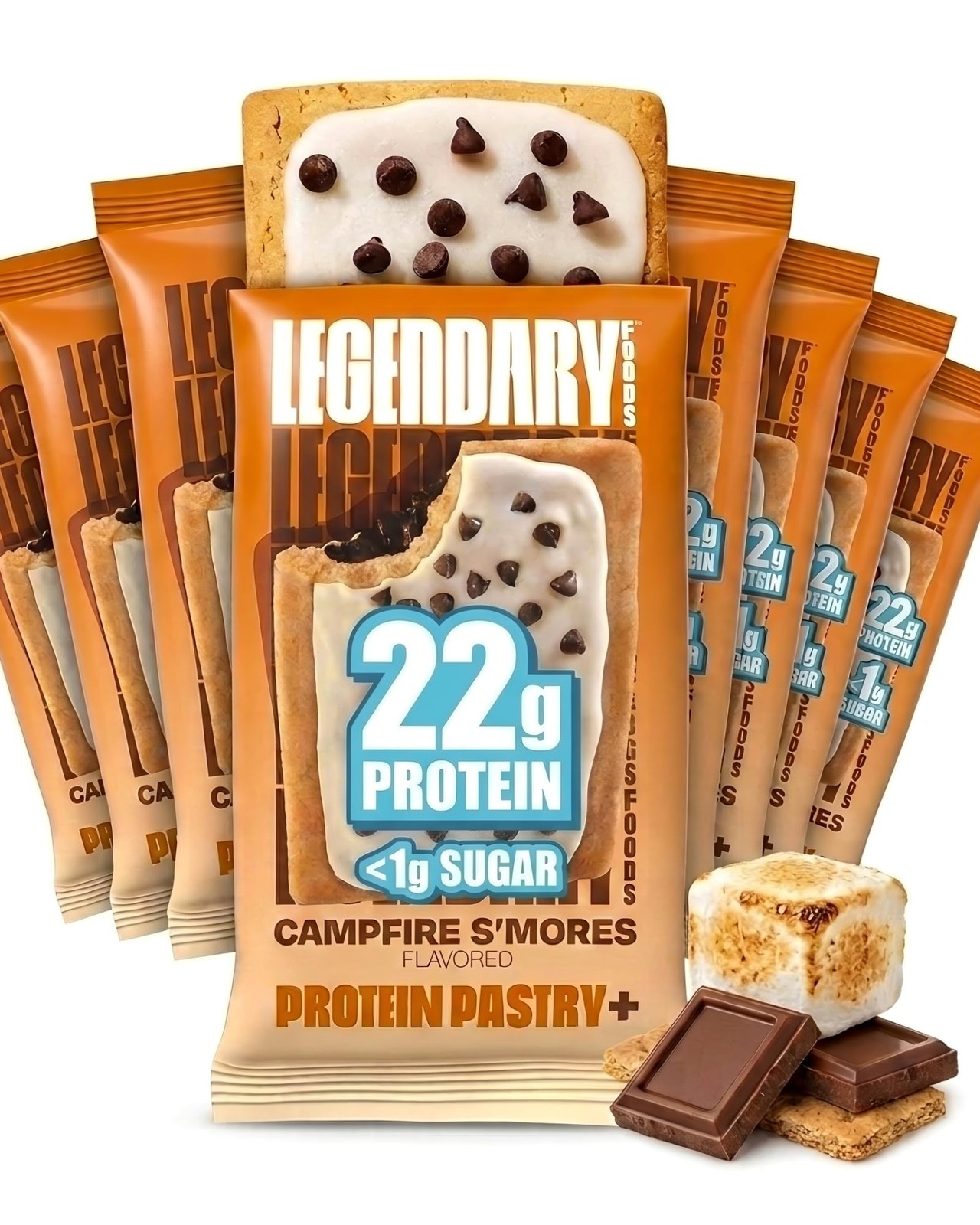 Legendary Foods Protein Pastry, Campfire S’mores, Low Carb/Low Sugar Snack